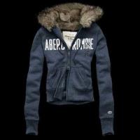 dames abercrombie fitch fur hooded outwear zip 1892 ny blauw On Sale Outlet nc7a6449